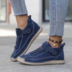 Women's Casual Outdoor Flat Sneakers | Lace Up
