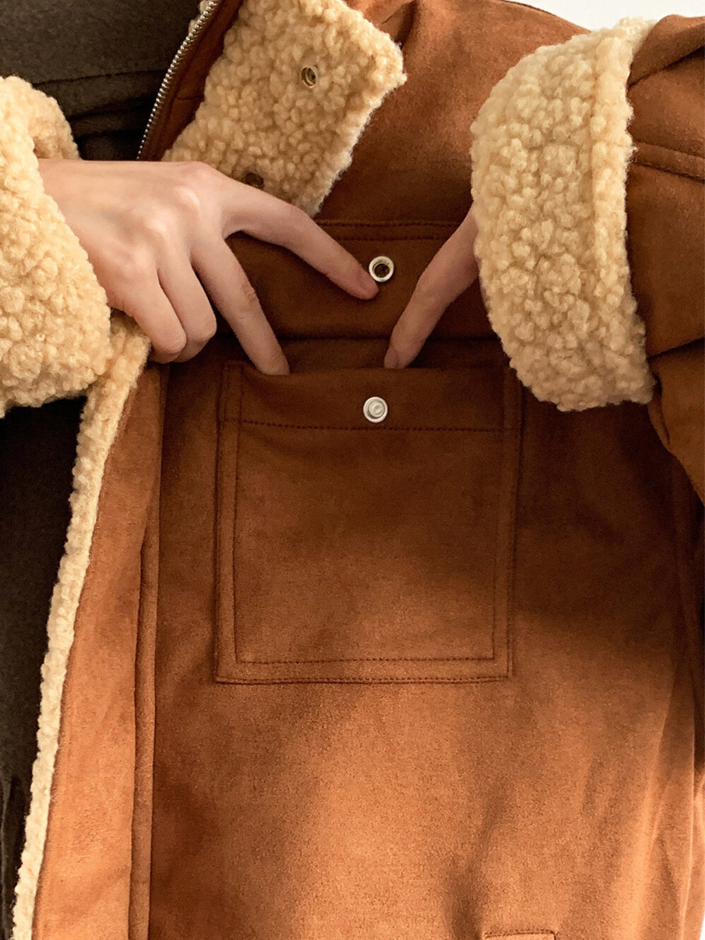 Women's Winter Long Sleeve  Zip Up Jacket | Oversized