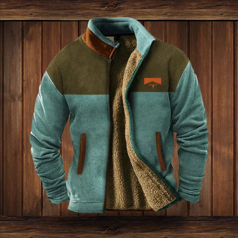 Men's Long Sleeve Zip Up Jacket | Winter
