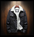 Men's Button Long Sleeve Denim Jacket | Winter