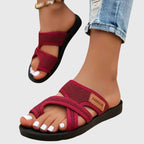 Women's Casual Strappy Toe Ring Sandals | Slip On