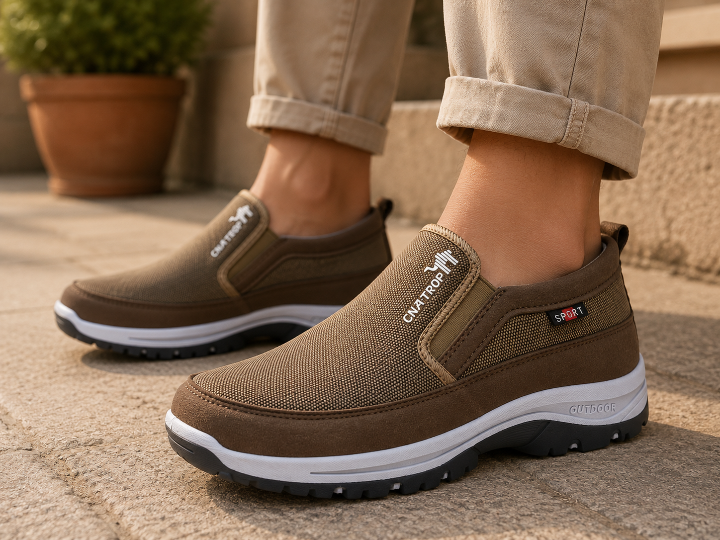 Men's Daily Comfort Sneakers | Slip On