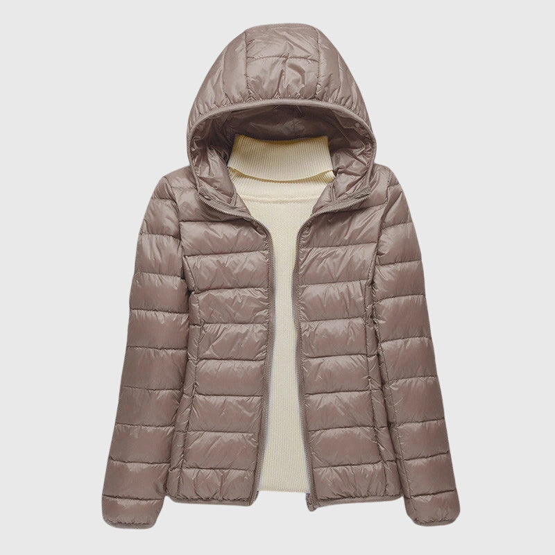 Women's Hooded Winter Puffer Jacket | Zip Up