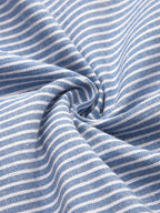 Women's Striped Button-Detail Dress | Midi