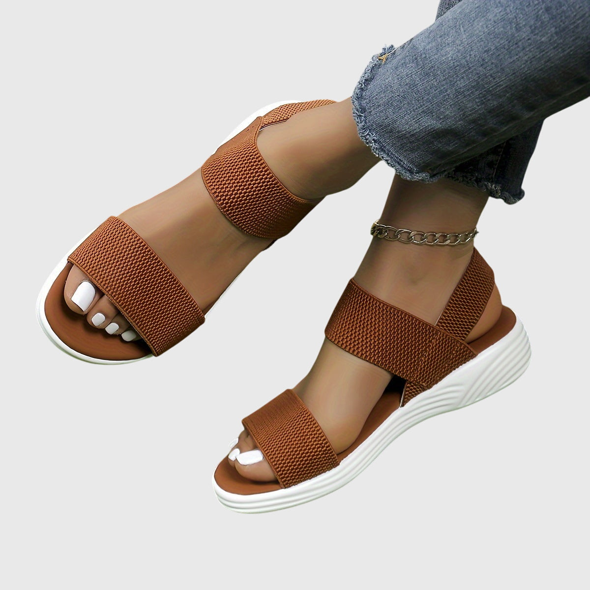 Women's Casual Adjustable Strap Comfort Sandals | Ankle Strap