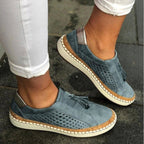 Women's Casual Round Toe Tassel Detail Loafers | Slip-On