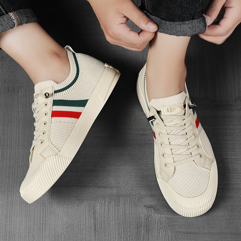 Men's Casual Streetwear Style Sneakers | Lace-Up