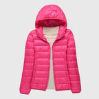 Women's Hooded Winter Puffer Jacket | Zip Up