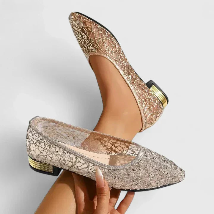 Women's Elegant Point Toe Slip On Shoes | Low Heel