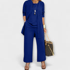 Women's Solid Color Matching Set | Three-Piece