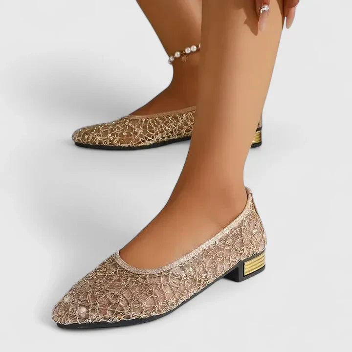 Women's Elegant Point Toe Slip On Shoes | Low Heel