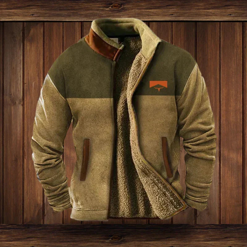 Men's Long Sleeve Zip Up Jacket | Winter
