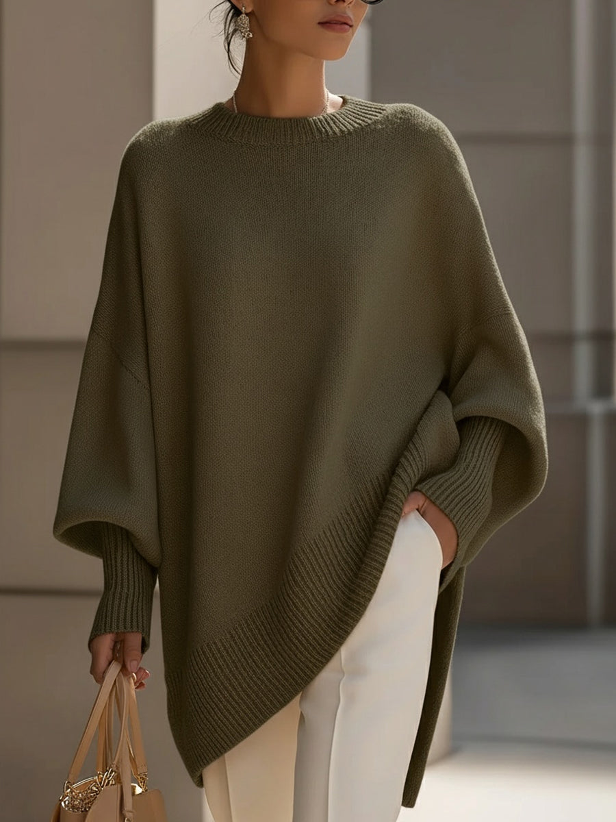 Women’s Winter Oversized Knit Sweater | Long Sleeve
