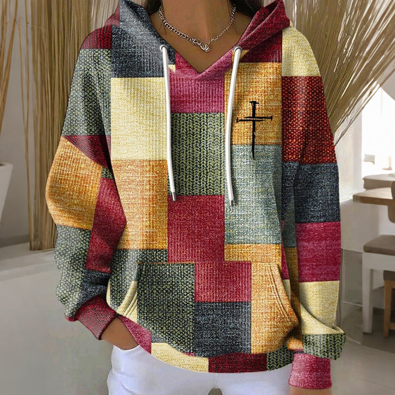 Women's Pattern Graphic Winter Hoodie | Streetwear