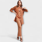 Women's Solid Color Matching Set | Three-Piece