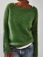 Women's Long Sleeve Ribbed Knit Sweater | Winter