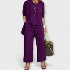 Women's Solid Color Matching Set | Three-Piece