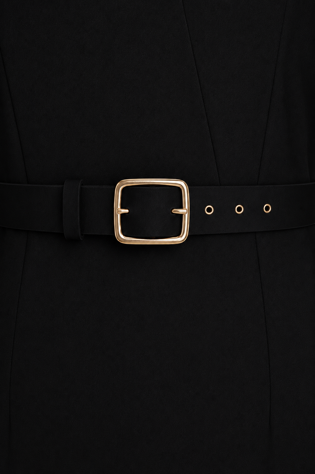 Women's Tailored Formal Belted Dress | Midi