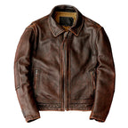 Men's Streetwear Collared Distressed Jacket | Zip Up