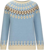 Women's Knitted Patterned Sweater | Winter