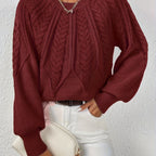 Women’s Winter Knit Sweater | Textured