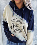 Women's Winter Graphic Blue Hoodie | Streetwear