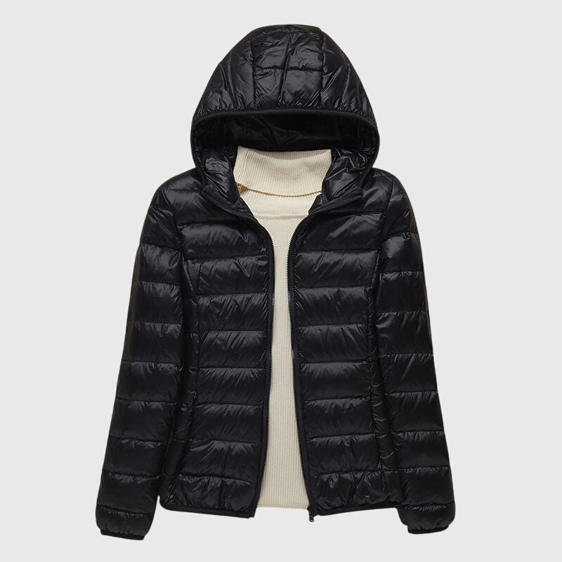 Women's Hooded Winter Puffer Jacket | Zip Up
