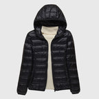 Women's Hooded Winter Puffer Jacket | Zip Up