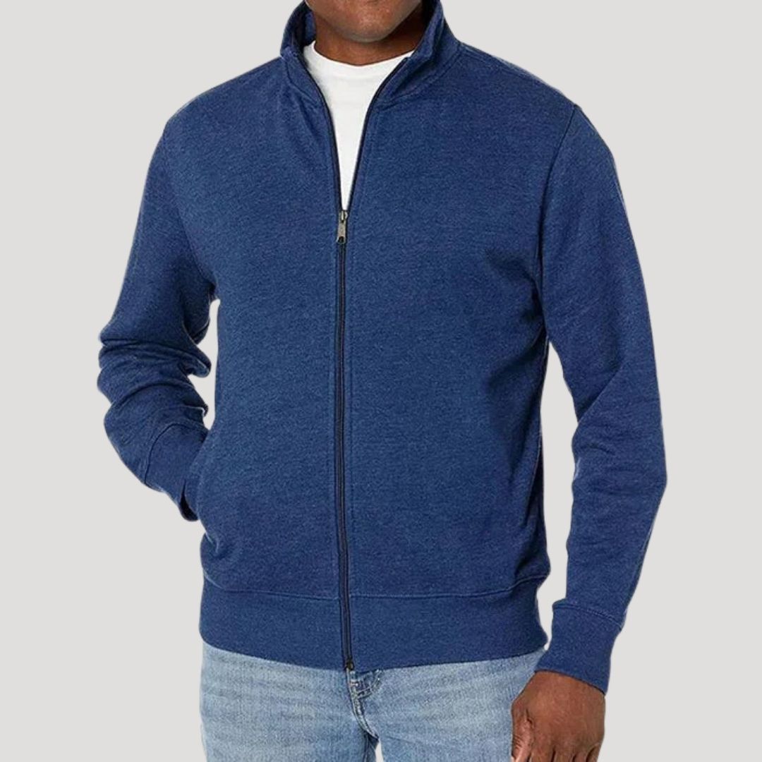 Men's Casual Long Sleeve Zip Up Jacket | Winter