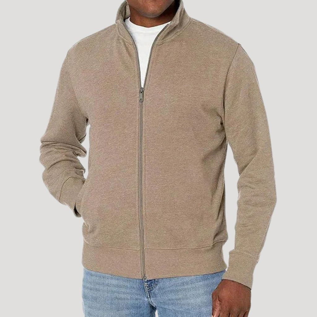 Men's Casual Long Sleeve Zip Up Jacket | Winter