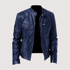 Men's Winter Zip Up Moto Jacket | Streetwear
