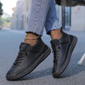 Women's Casual Outdoor Flat Sneakers | Lace Up