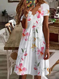 Women's Summer Elegant Floral Dress | Midi