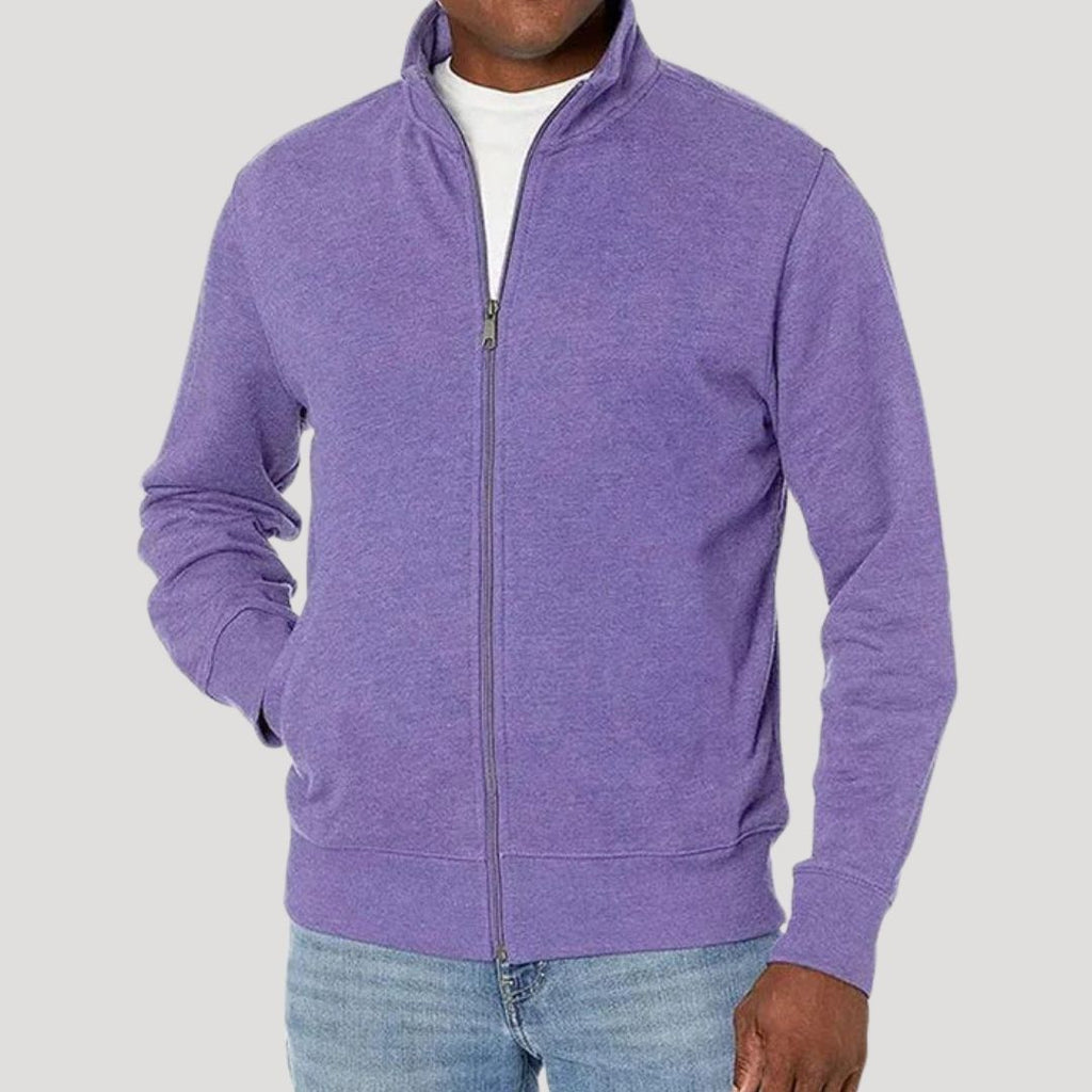 Men's Casual Long Sleeve Zip Up Jacket | Winter