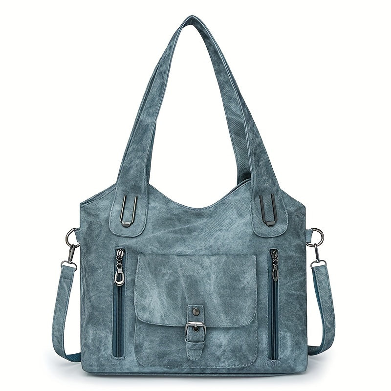 Women’s Stylish Vintage Shoulder Bag | Multi-Pocket