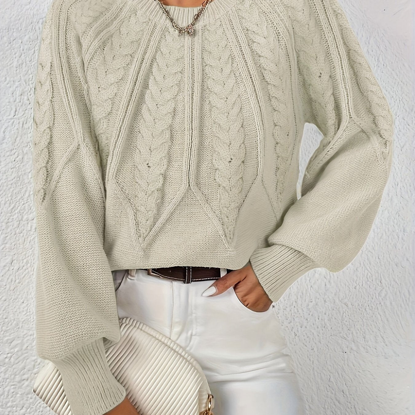 Women’s Winter Knit Sweater | Textured