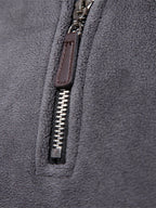 Men's Quarter-Zip Vintage Knit Sweater | Winter