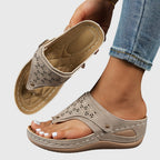 Women's Bohemian Casual Thong Comfort Sandals | Slip On