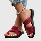 Women's Casual Strappy Toe Ring Sandals | Slip On