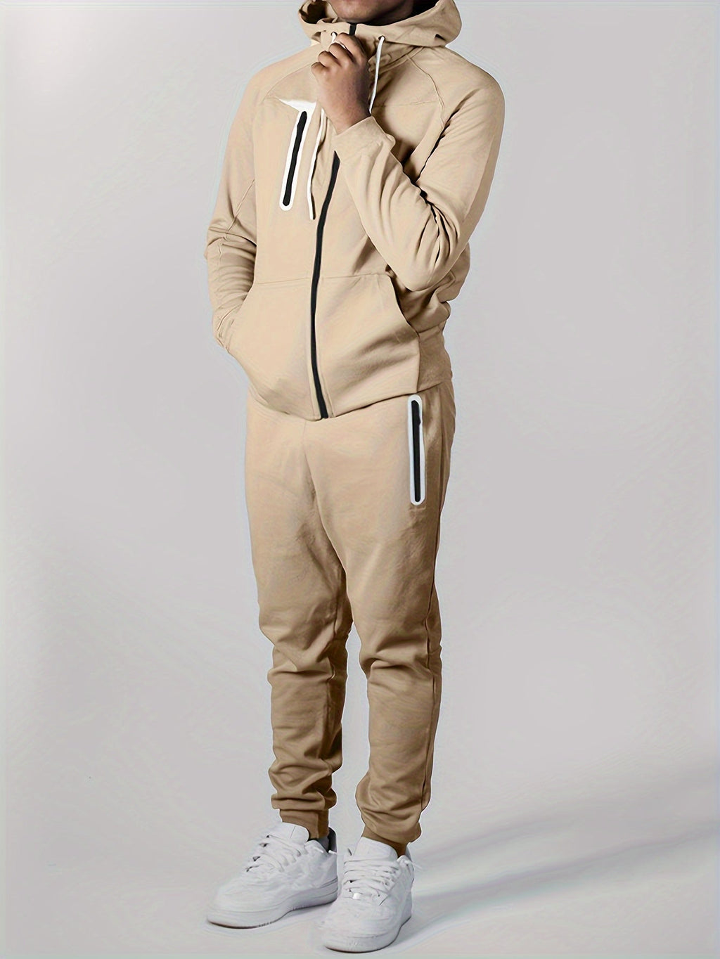 Men’s Loose Fit Hooded Tracksuit | Two-Piece