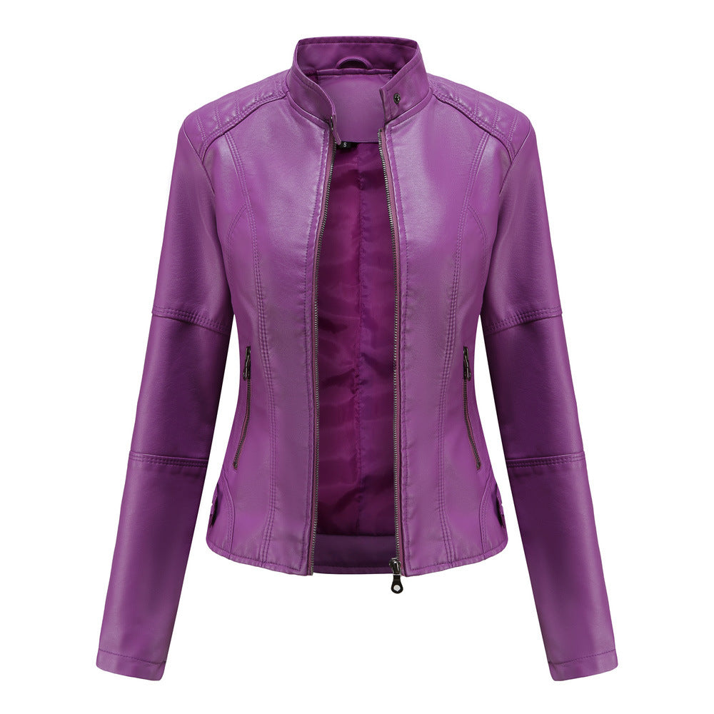 Women's Zip-Front Moto-Style Jacket | Casual