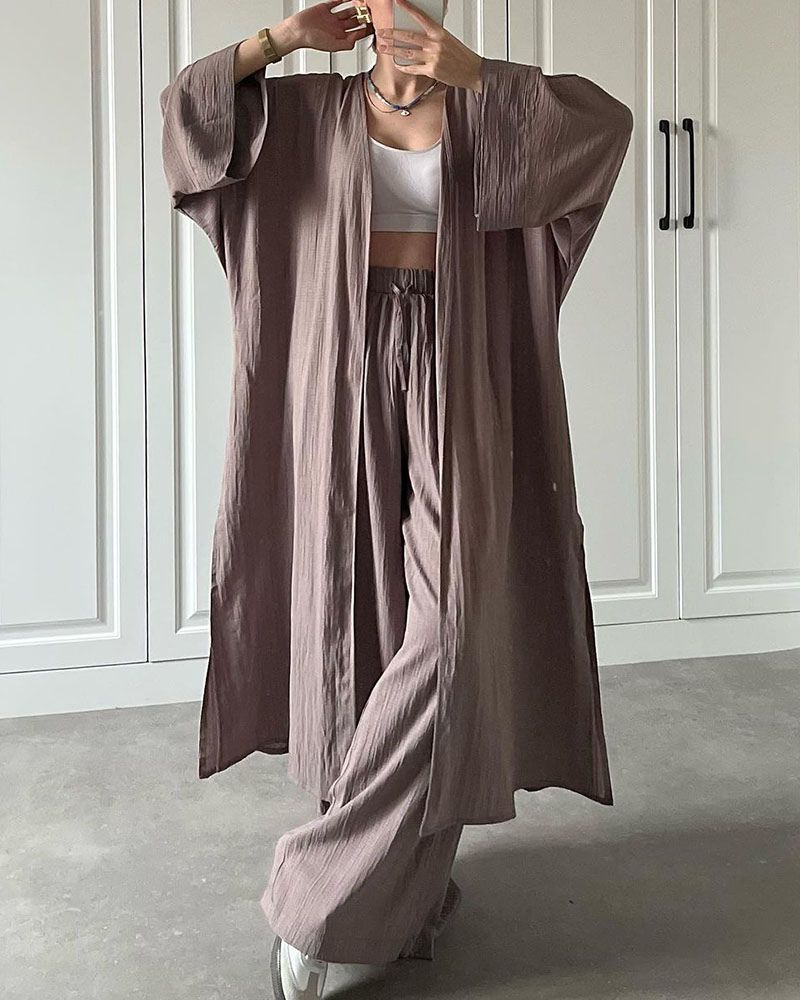 Women’s Longline Two-Piece Outfit Set | Relaxed