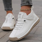 Women's Casual Outdoor Flat Sneakers | Lace Up