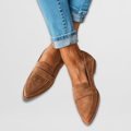 Women's Casual Slip On Work Loafers | Pointed Toe