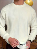 Men's Knitted Long Sleeve Sweater | Winter