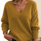 Women’s Winter V Neck Sweater | Warm
