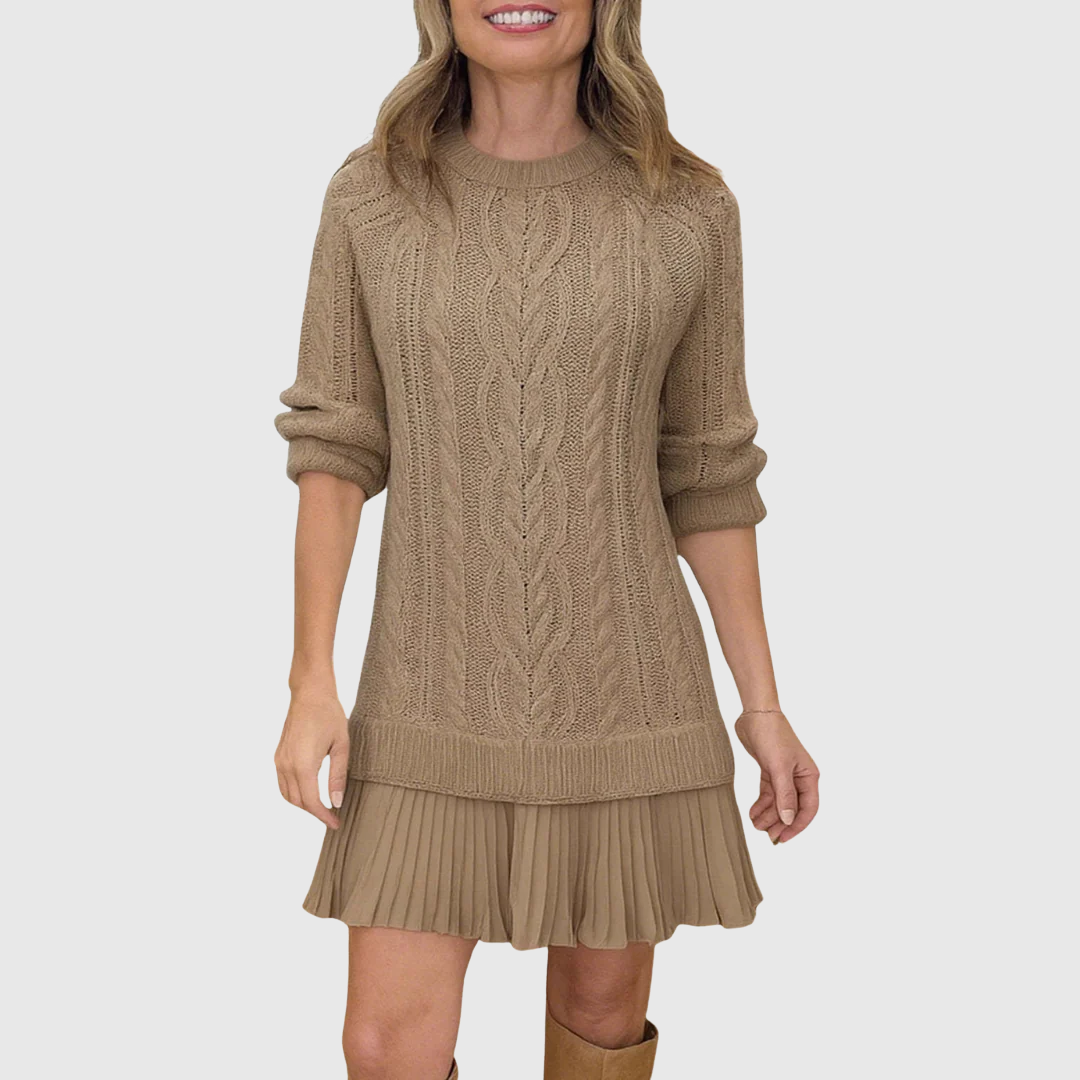 Women's Elegant Winter Sweater Dress | Mini