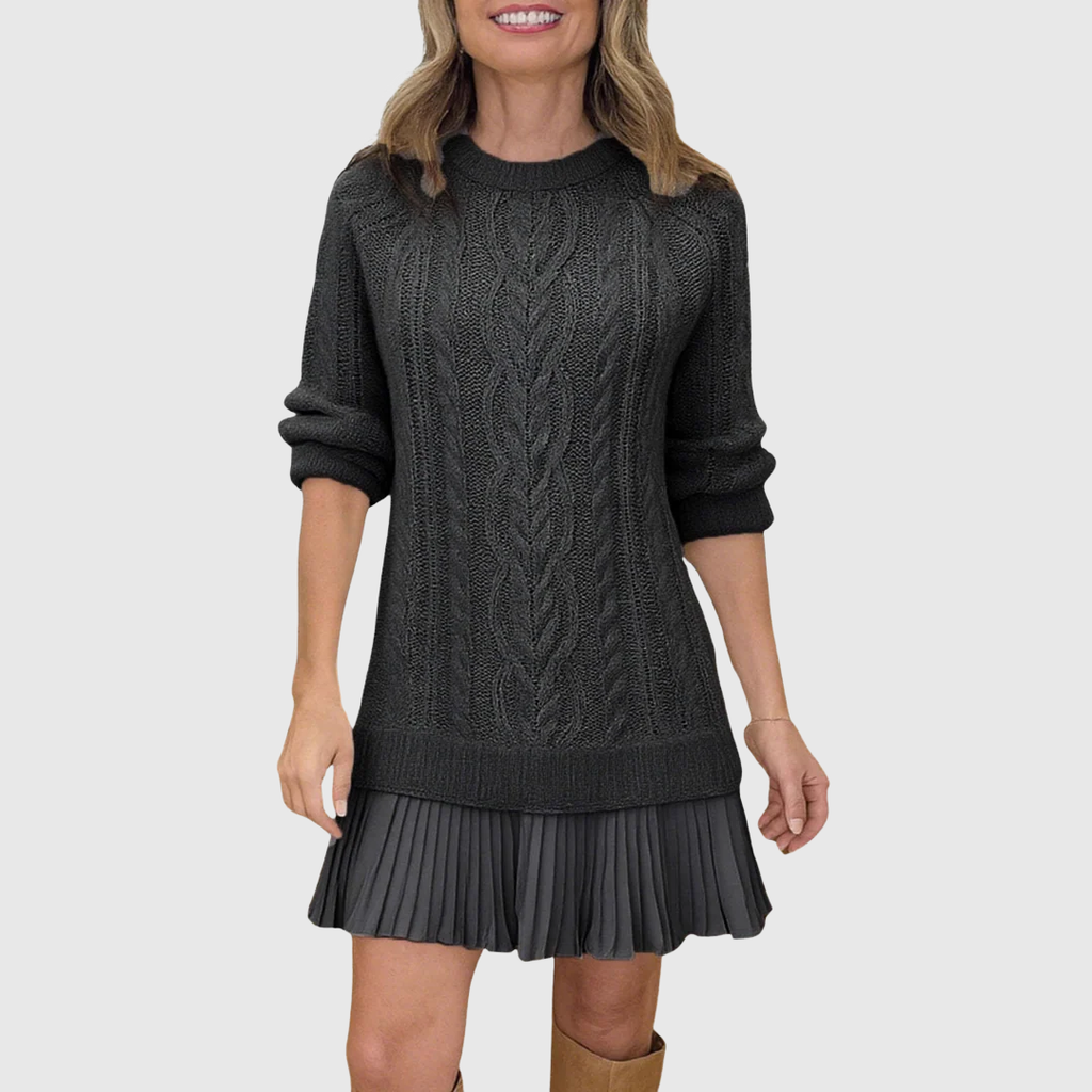 Women's Elegant Winter Sweater Dress | Mini