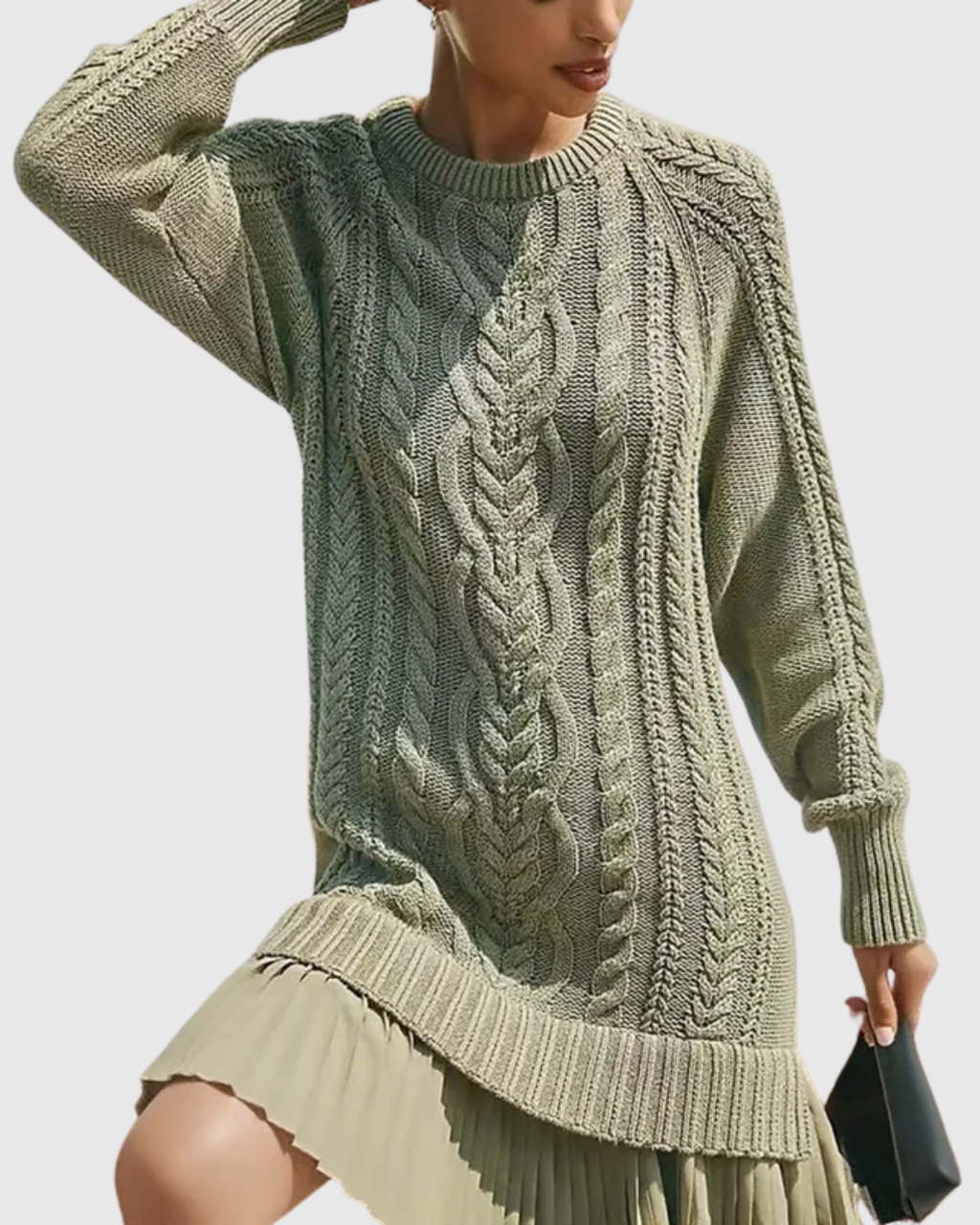 Women's Elegant Winter Sweater Dress | Mini