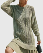 Women's Elegant Winter Sweater Dress | Mini